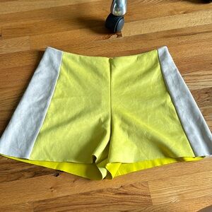 Zara color block shorts